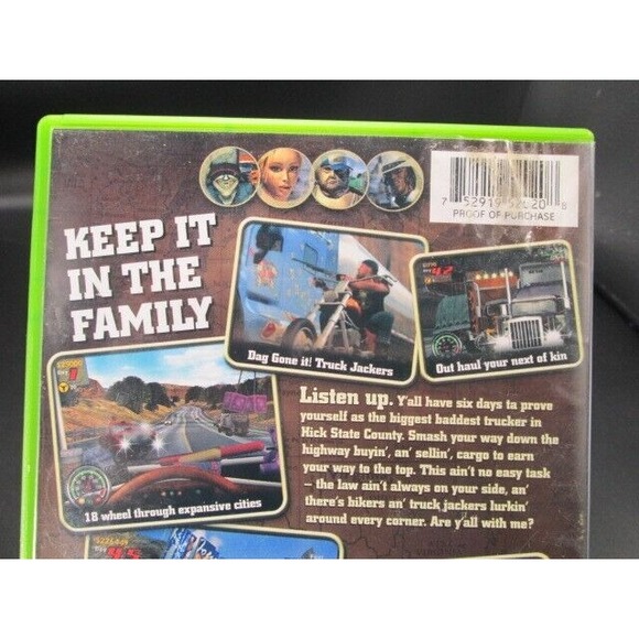 Big Mutha Truckers Xbox -‎ Complete CIB - Picture 5 of 10